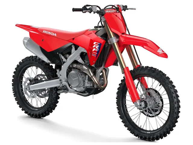 Honda CRF450R cross motor oldalnézetből